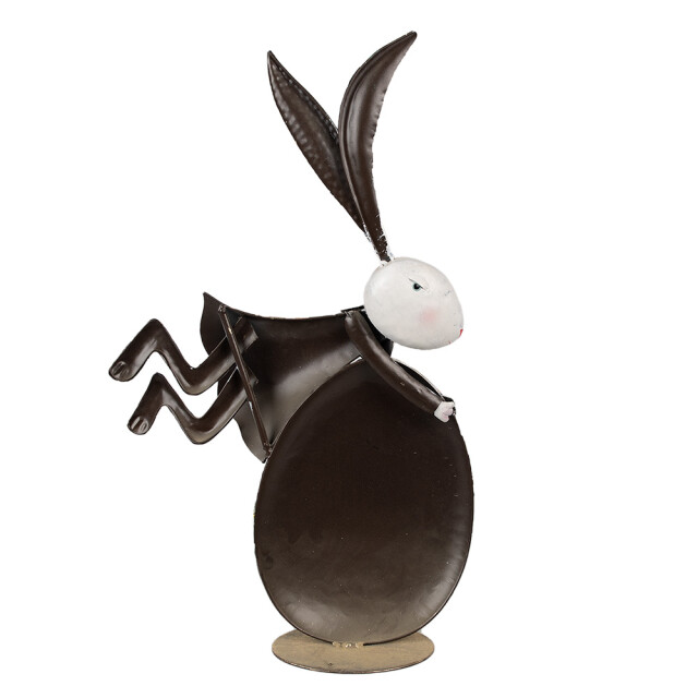 Clayre & Eef Decoratie beeld konijn 56 cm ijzer 2844358 large