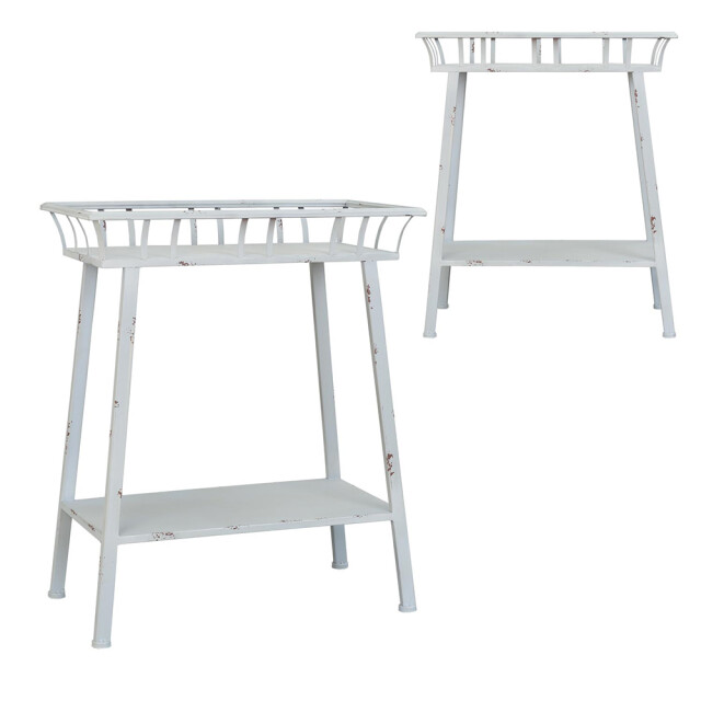Clayre & Eef Plantentafel 59x31x73 cm ijzer rechthoek sidetable 1088879 large