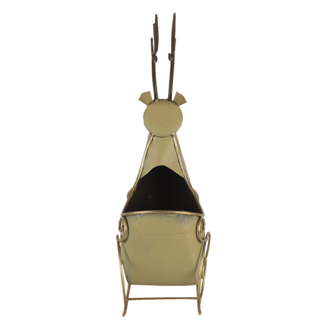 Clayre & Eef Opbergmand rendier 33x17x44 cm ijzer mand 1390372 large