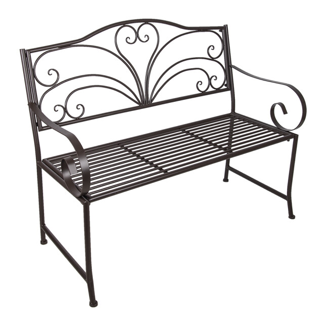 Clayre & Eef Tuinbank 117x50x98 cm metaal rechthoek bank buiten 1357289 large