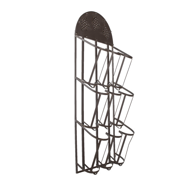 Clayre & Eef Wijnrek 30x18x83 cm ijzer rechthoek flessenrek 1357309 large