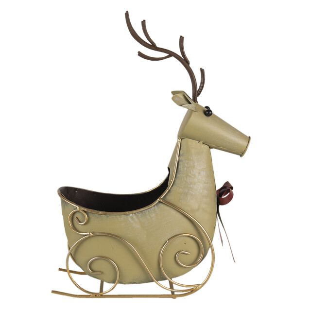 Clayre & Eef Opbergmand rendier 33x17x44 cm ijzer mand 1390372 large