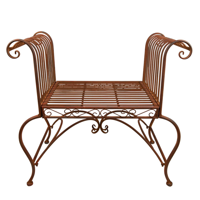 Clayre & Eef Tuinstoel 76x41x71 cm ijzer terrasstoel 2066841 large