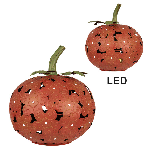Clayre & Eef Decoratie met led pompoen Ø 34x38 cm ijzer 2927599 large