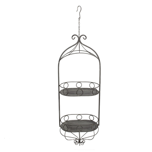 Clayre & Eef Planthouder 33x24x91/108 cm ijzer plantenpot 2636595 large