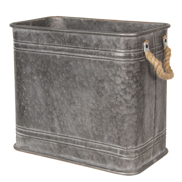 Clayre & Eef Decoratie zinken teil set van 2 metaal vierkant decoratie 1094400 large