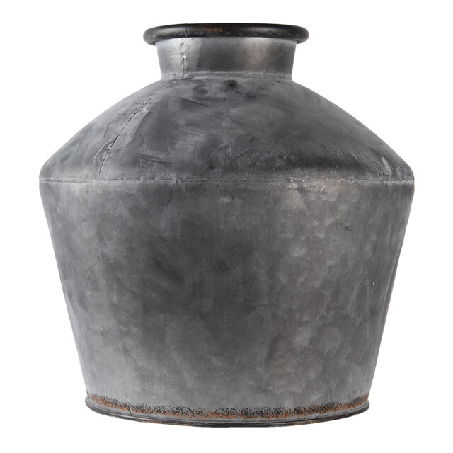 Clayre & Eef Vaas Ø 39x38 cm metaal rond decoratie vaas 1365245 large