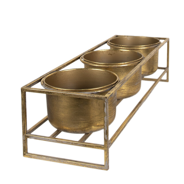 Clayre & Eef Plantenstandaard 63x19x16 cm ijzer 2709839 large