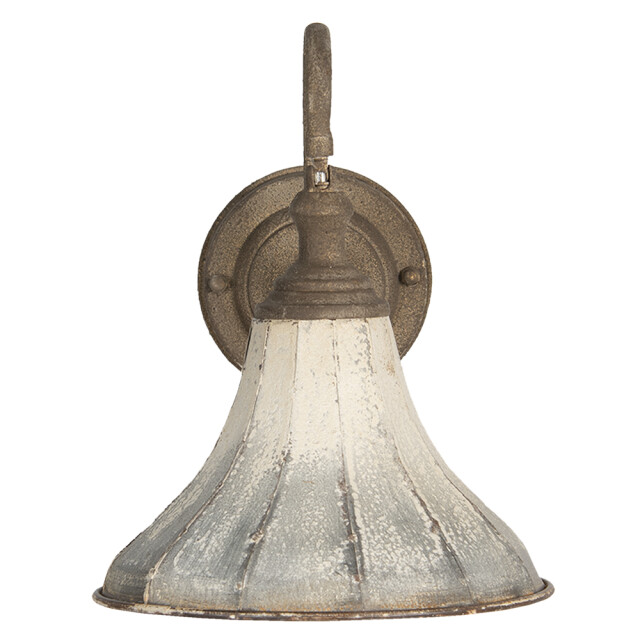 Clayre & Eef Wandlamp 31x23x27 cm ijzer rond muurlamp 1161118 large