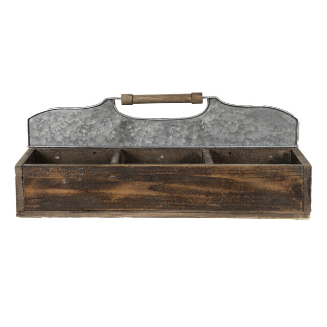 Clayre & Eef Opbergkist 60x32x22 cm hout rechthoek plantenhouder 1783541 large
