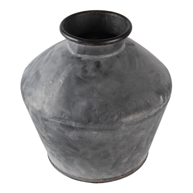 Clayre & Eef Vaas Ø 39x38 cm metaal rond decoratie vaas 1365245 large