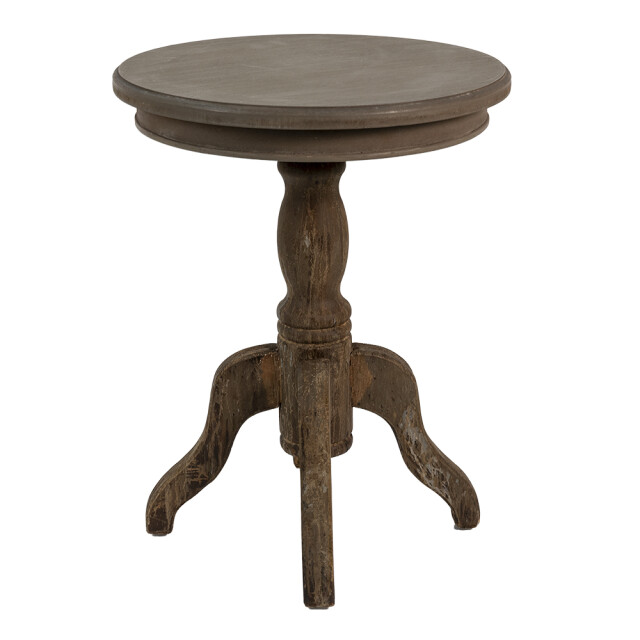 Clayre & Eef Bijzettafel Ø 50x65 cm hout rond 1785560 large