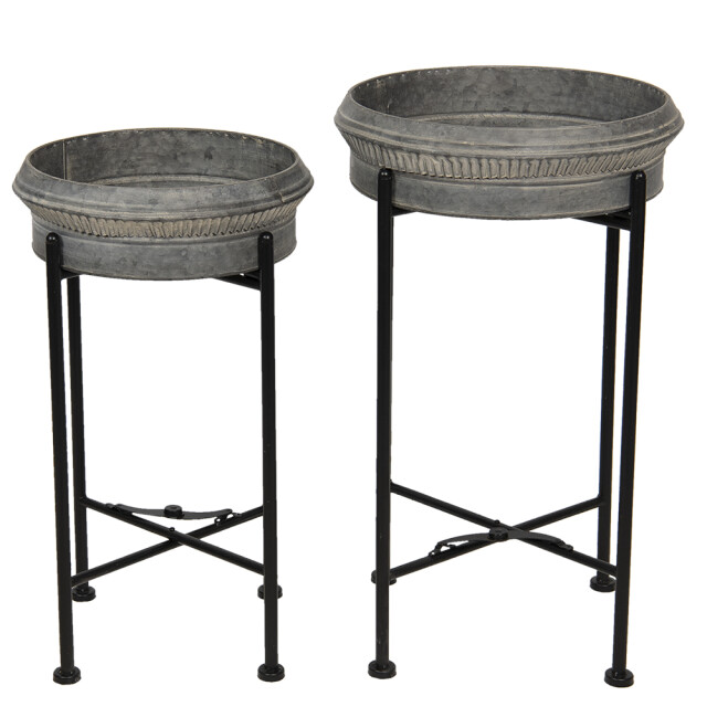 Clayre & Eef Planthouder ijzer rond 1244594 large