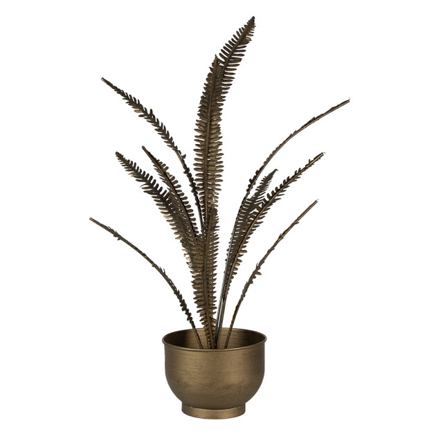 Clayre & Eef Kunstplant 63 cm ijzer decoratie plant 2818706 large