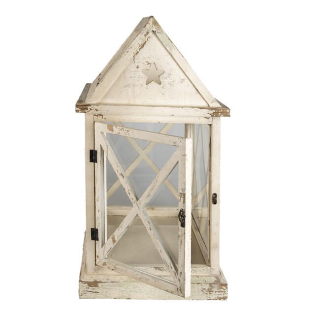 Clayre & Eef Decoratie kweekkastje 54x35x66 cm hout glas rechthoek 1464205 large