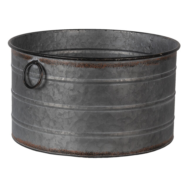 Clayre & Eef Planthouder metaal rond plantenpot 1365324 large