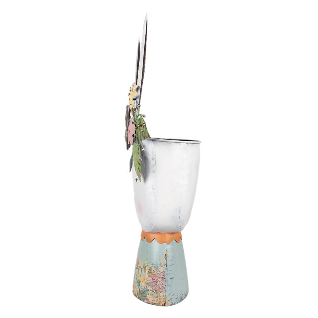 Clayre & Eef Bloempot konijn 62 cm ijzer decoratie beeld 2844356 large