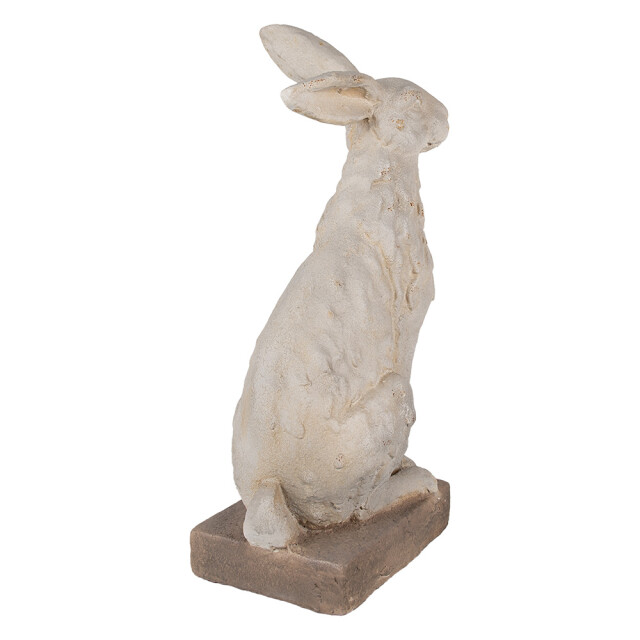 Clayre & Eef Decoratie beeld konijn 55 cm keramisch materiaal 2849807 large