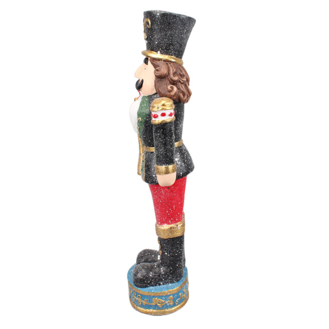 Clayre & Eef Beeld notenkraker 65 cm polyresin kerstdecoratie 2040836 large