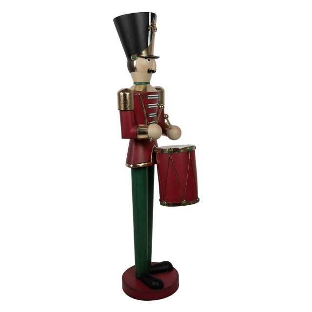 Clayre & Eef Kerstdecoratie beeld notenkraker 30x38x128 cm ijzer 2938334 large