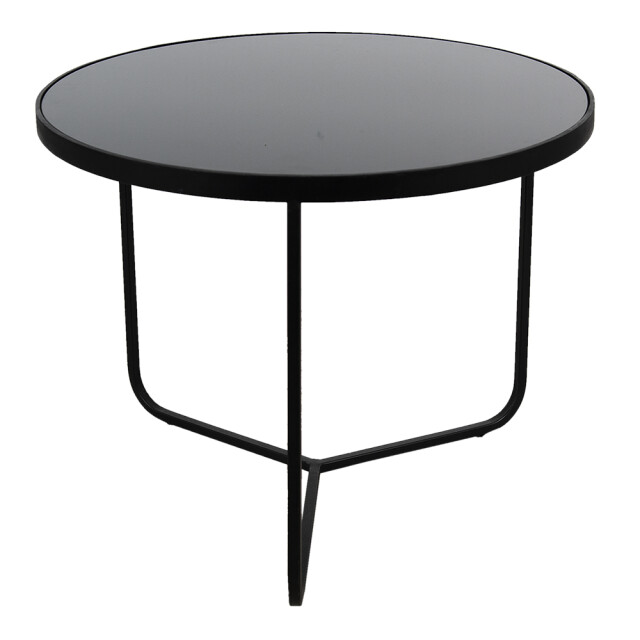 Clayre & Eef Bijzettafel Ø 60x45 cm aluminium rond 1846613 large