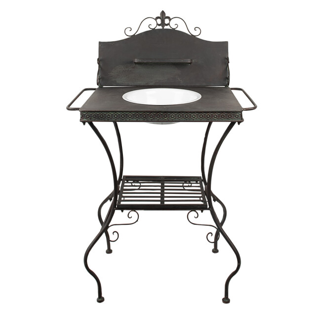 Clayre & Eef Kaptafel 72x48x114 cm groen ijzer 2418455 large