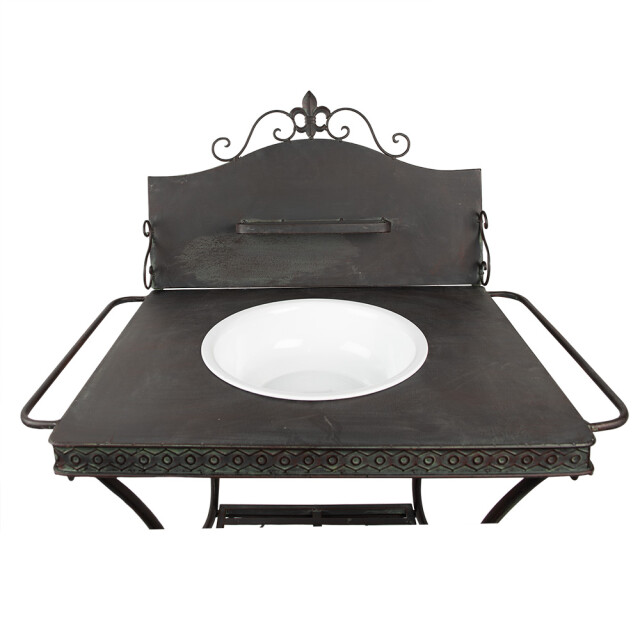 Clayre & Eef Kaptafel 72x48x114 cm groen ijzer 2418455 large