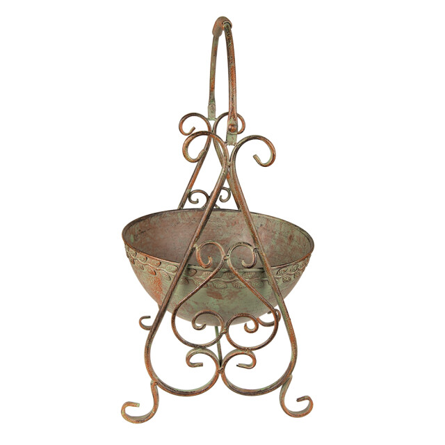 Clayre & Eef Planthouder 26x27x49 cm ijzer decoratie plantenhouder 2066869 large