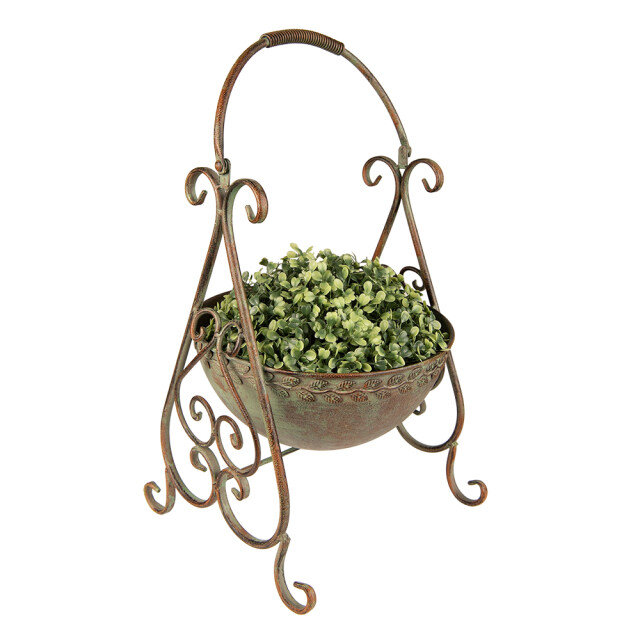 Clayre & Eef Planthouder 26x27x49 cm ijzer decoratie plantenhouder 2066869 large