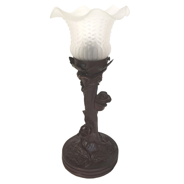 LumiLamp Bureaulamp Ø 12x31 cm kunststof glas tafellamp 1536940 large