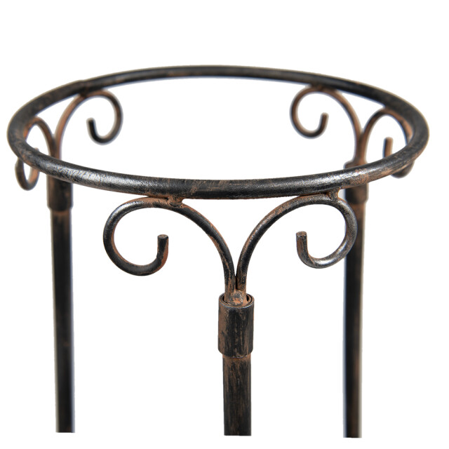 Clayre & Eef Bloempot 79 cm ijzer plantenstandaard 2039215 large