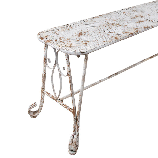 Clayre & Eef Tuinbank 117x37x42 cm bruin ijzer 2920283 large