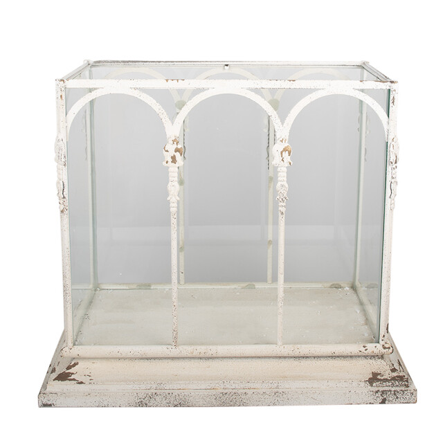 Clayre & Eef Decoratie kweekkastje 56x32x65 cm metaal glas kweekbak 3013162 large