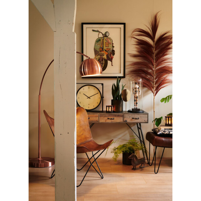 Clayre & Eef Sidetable 116x40x80 cm ijzer hout rechthoek wandtafel 1365253 large