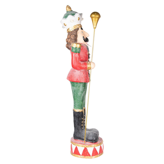 Clayre & Eef Beeld notenkraker 89 cm groen polyresin kerstdecoratie 2040834 large