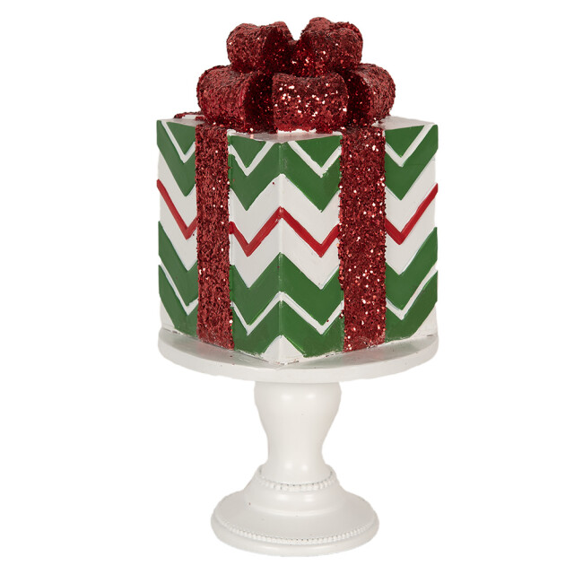 Clayre & Eef Kerstdecoratie beeld cadeau 24 cm polyresin 2672502 large