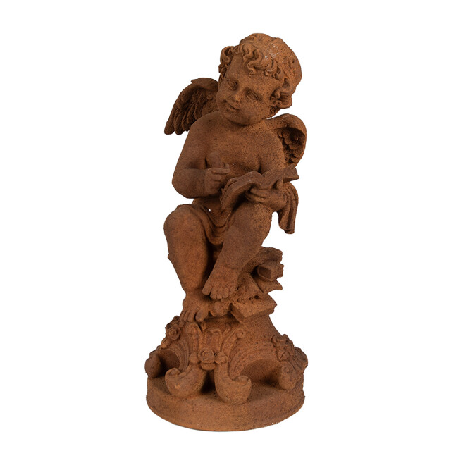 Clayre & Eef Decoratie beeld engel 36 cm polyresin religious sculpture 2832240 large