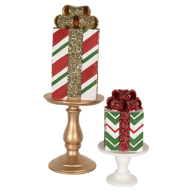 Clayre & Eef Kerstdecoratie beeld cadeau 24 cm polyresin 2672502 large