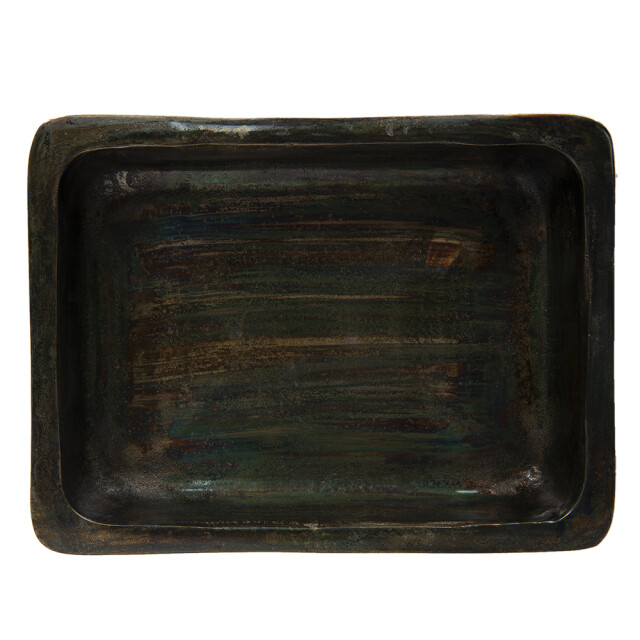 Clayre & Eef Bijzettafel 38x29x42 cm aluminium rechthoek 1161845 large