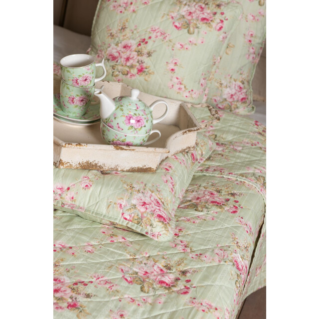 Clayre & Eef Decoratie dienblad set van 2 61 cm ijzer achthoek 1157924 large