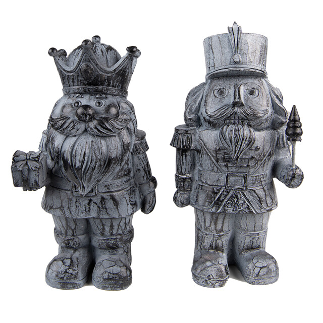 Clayre & Eef Beeld notenkraker 21 cm polyresin kerstdecoratie 2201513 large