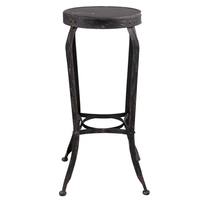 Clayre & Eef Barkruk 37x37x72 cm ijzer rond kruk 1097186 large
