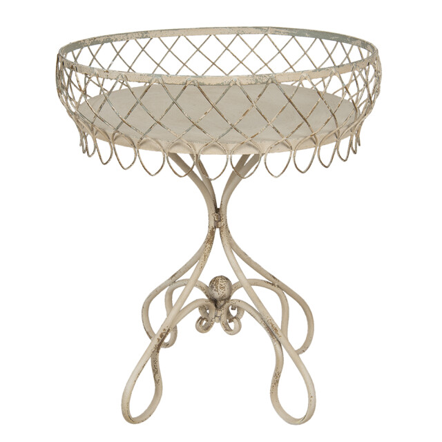 Clayre & Eef Bijzettafel Ø 55x65 cm ijzer rond 1260020 large