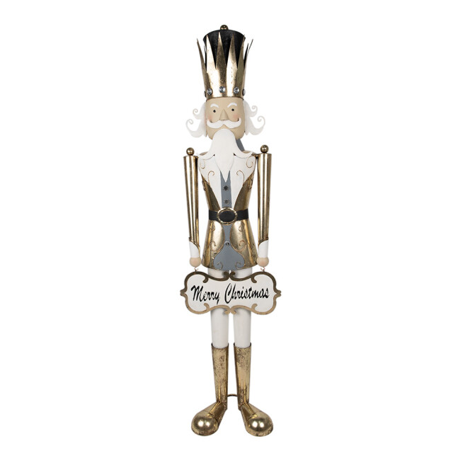 Clayre & Eef Beeld notenkraker 165 cm ijzer kerstdecoratie 2622141 large