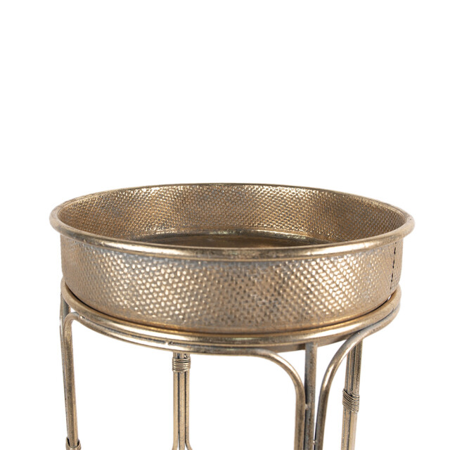 Clayre & Eef Bijzettafel set van 2 Ø 47x58 cm metaal sidetable 2442075 large