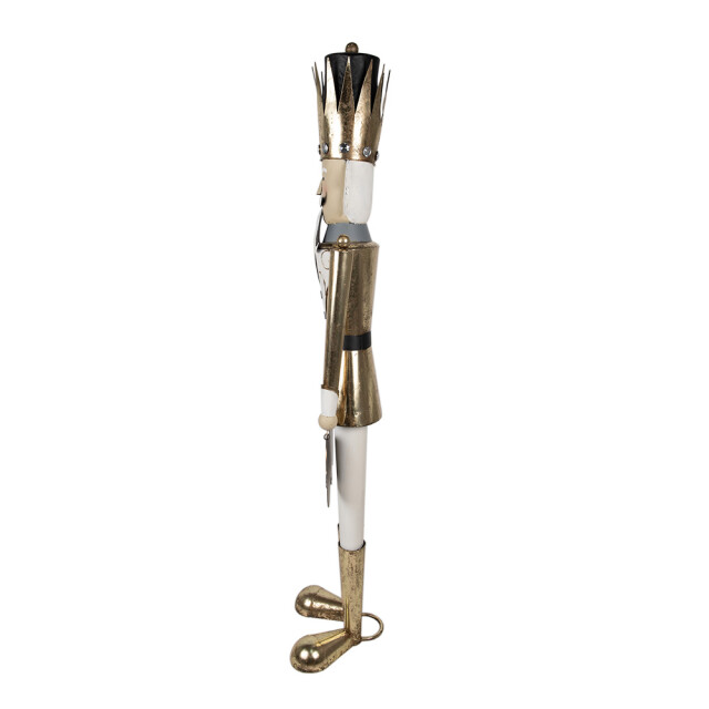 Clayre & Eef Beeld notenkraker 165 cm ijzer kerstdecoratie 2622141 large