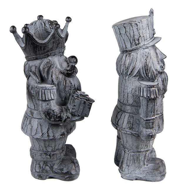 Clayre & Eef Beeld notenkraker 21 cm polyresin kerstdecoratie 2201513 large