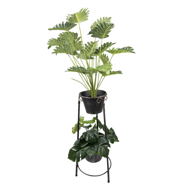 Clayre & Eef Bloempot 79 cm ijzer plantenstandaard 2039215 large