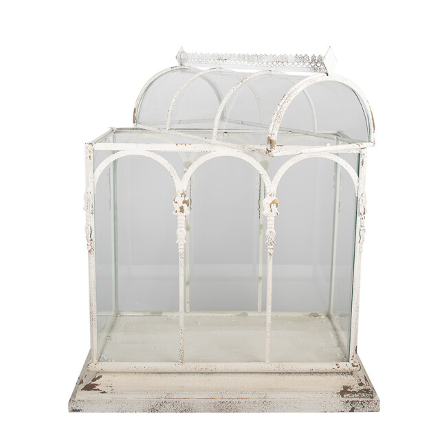 Clayre & Eef Decoratie kweekkastje 56x32x65 cm metaal glas kweekbak 3013162 large