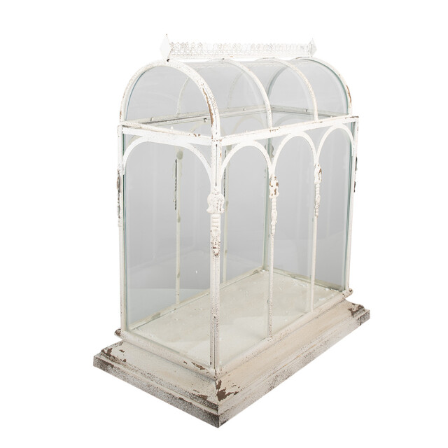 Clayre & Eef Decoratie kweekkastje 56x32x65 cm metaal glas kweekbak 3013162 large